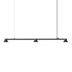 Lampa Wisząca Hat Linear 115 Cm Czarna Normann Copenhagen
