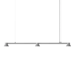 Lampa Wisząca Hat Linear 115 Cm Jasnoszara Normann Copenhagen