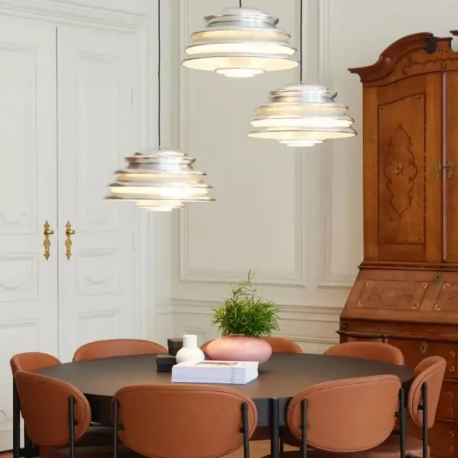 Lampa Wisząca Hive Srebrna Verpan