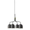 Lampa Wisząca Howard 4-Ramienna Gunmetal Gubi