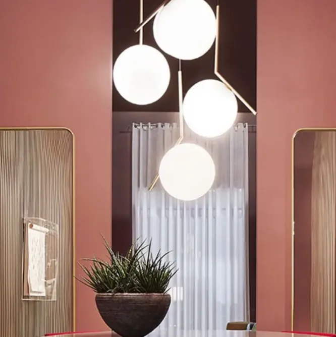 Lampa Wisząca Ic S2 Chromowana Flos