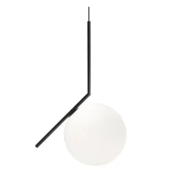 Lampa Wisząca Ic S2 Czarna Flos
