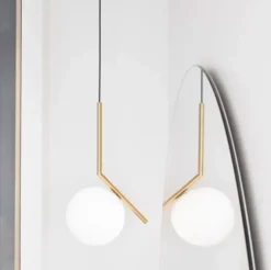 Lampa Wisząca Ic S1 Mosiądz Flos