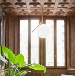 Lampa Wisząca Ic S2 Mosiężna Flos