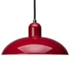 Lampa Wisząca Kaiser Idell 28.5 Cm Czerwona Fritz Hansen
