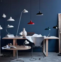 Lampa Wisząca Kaiser Idell 28.5 Cm Czerwona Fritz Hansen