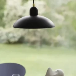 Lampa Wisząca Kaiser Idell 28.5 Cm Czarna Matowa Fritz Hansen
