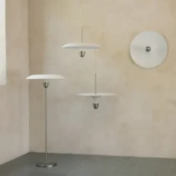 Lampa Wisząca Kantarell 55 Cm Niklowana New Works