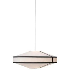 Lampa Wisząca Kite 75 Cm Biało-Czarna New Works