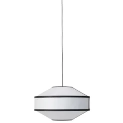 Lampa Wisząca Kite 55 Cm Biało-Czarna New Works