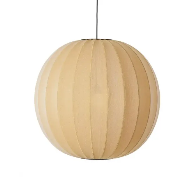 Lampa Wisząca Knit-Wit 75 Cm Żółta Made By Hand