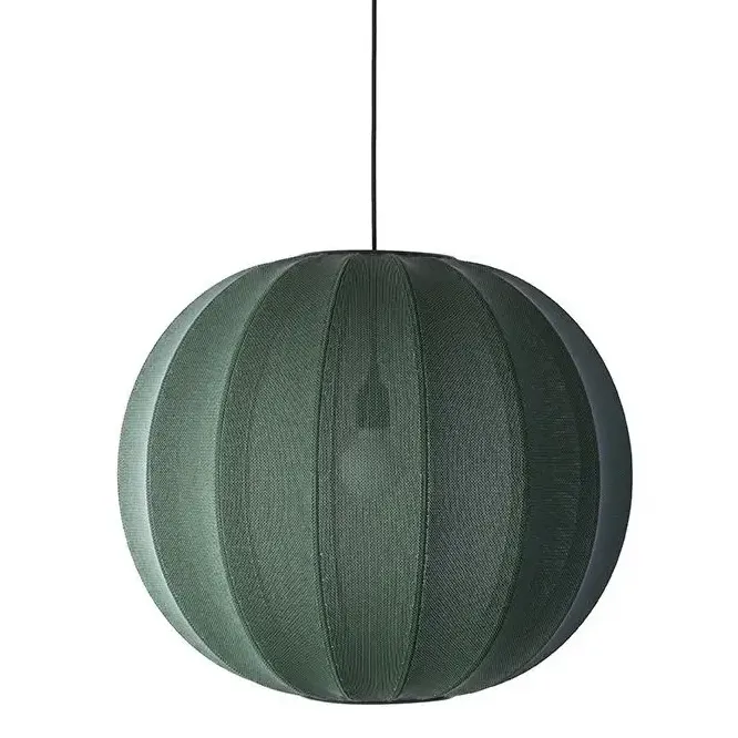 Lampa Wisząca Knit-Wit 60 Cm Zielona Made By Hand