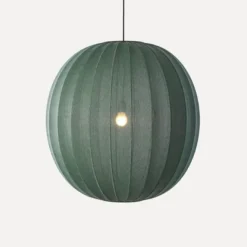 Lampa Wisząca Knit-Wit 75 Cm Zielona Made By Hand