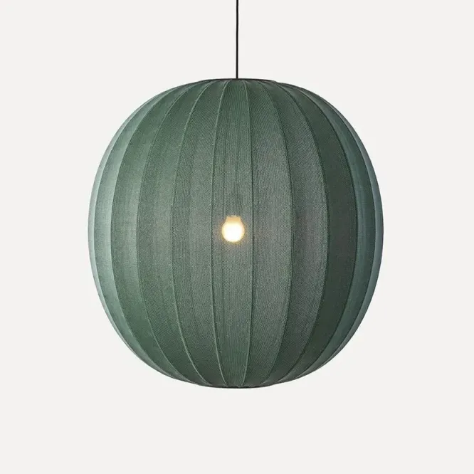 Lampa Wisząca Knit-Wit 75 Cm Zielona Made By Hand