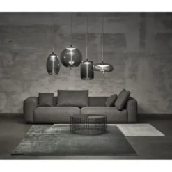 Lampa Wisząca Knot Sfera Przydymiony Szary Brokis