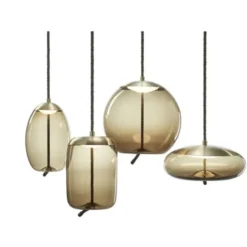 Lampa Wisząca Knot Sfera Small Brązowa Brokis