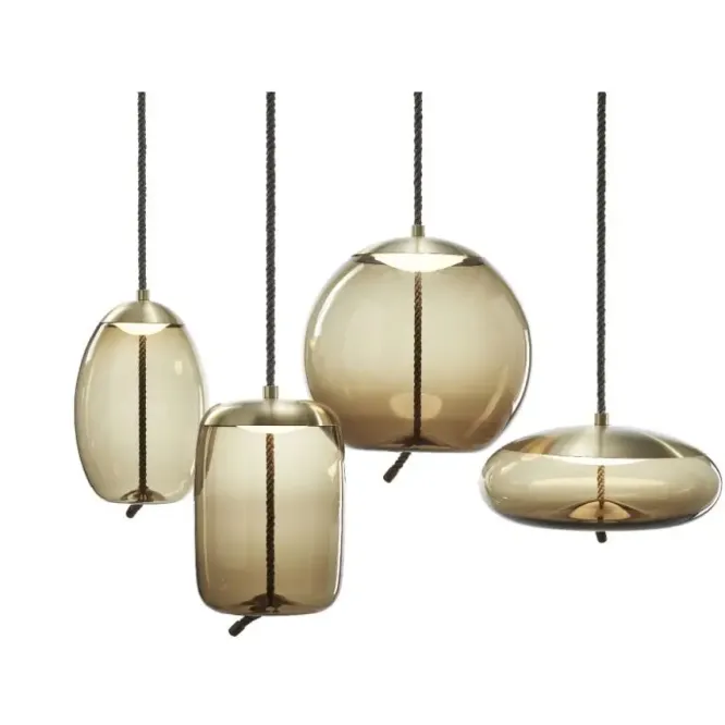 Lampa Wisząca Knot Sfera Small Brązowa Brokis