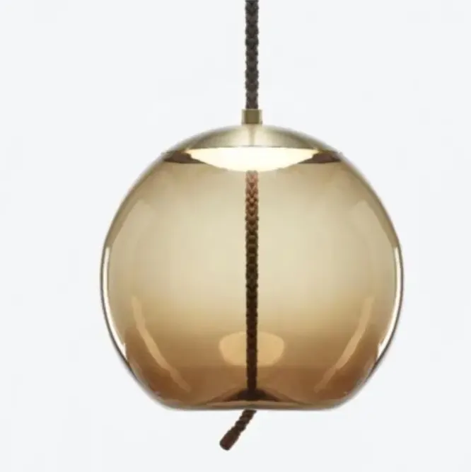Lampa Wisząca Knot Sfera Small Brązowa Brokis