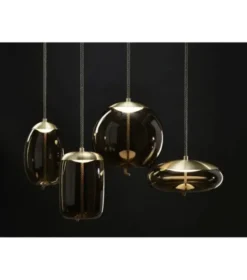 Lampa Wisząca Knot Sfera Small Brązowa Brokis