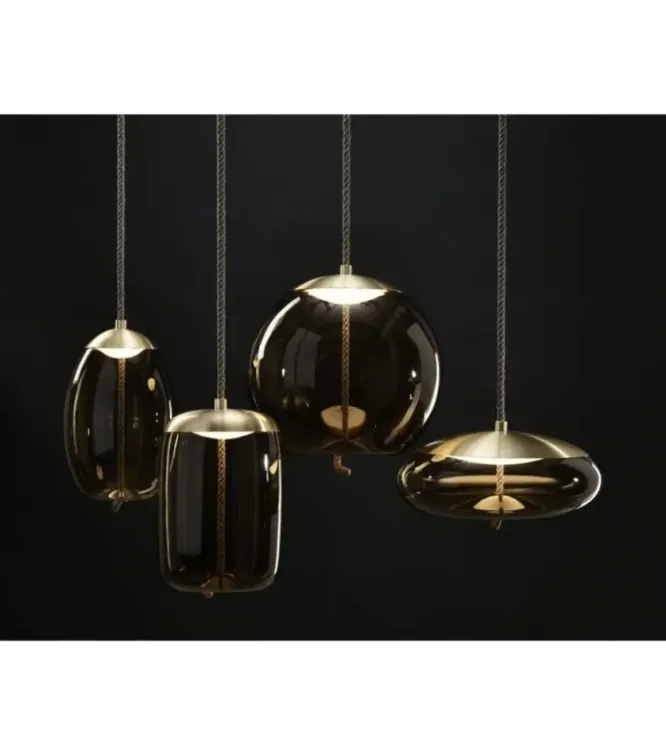 Lampa Wisząca Knot Sfera Small Brązowa Brokis