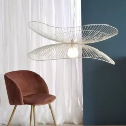 Lampa Wisząca Libellule 100 Cm Biała Forestier
