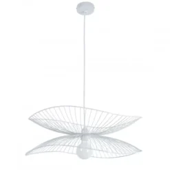 Lampa Wisząca Libellule 56 Cm Biała Forestier