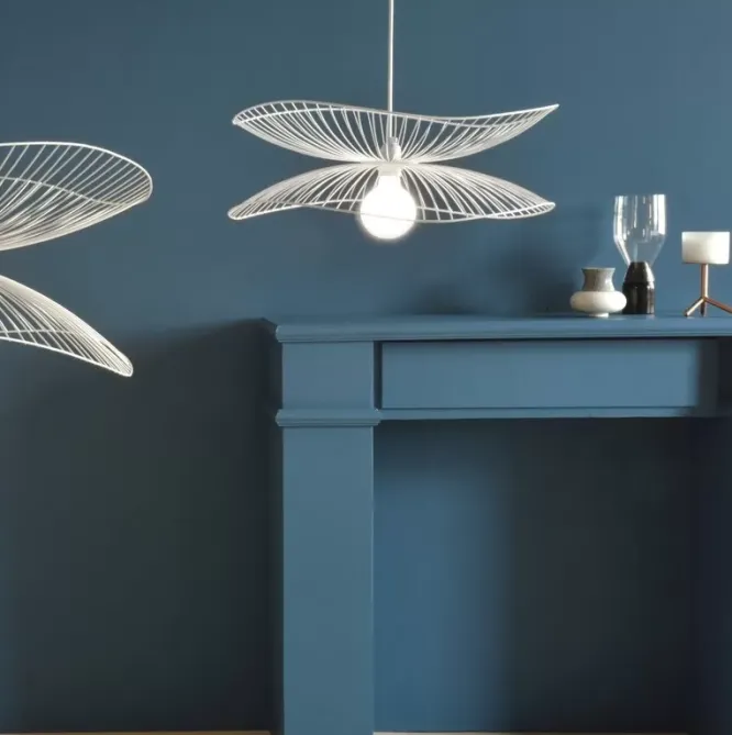 Lampa Wisząca Libellule 56 Cm Biała Forestier