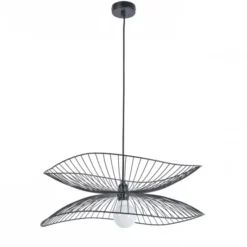Lampa Wisząca Libellule 56 Cm Czarna Forestier