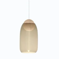 Lampa Wisząca Liuku Ball Przydymiona Mater