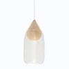 Lampa Wisząca Liuku Drop Transparentna Mater