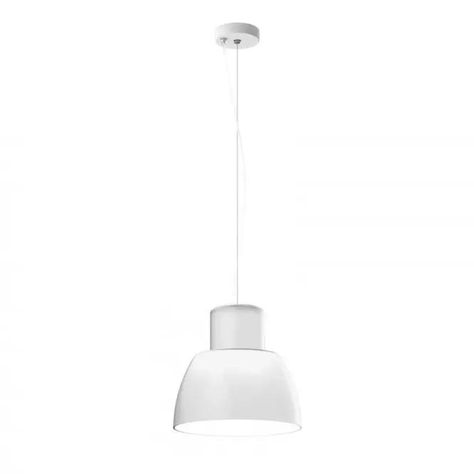 Lampa Wisząca Lorosae 30 Cm Biała Nemo