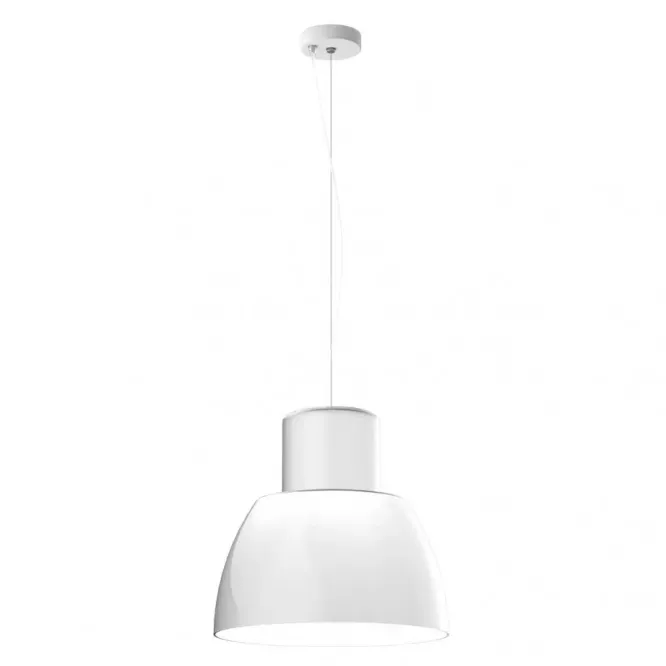 Lampa Wisząca Lorosae 40 Cm Biała Nemo