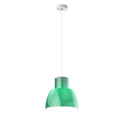 Lampa Wisząca Lorosae 30 Cm Zielona Nemo
