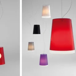 Lampa Wisząca L001S A Przydymiony Szary Pedrali