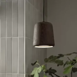 Lampa Wisząca Material Przydymiony Dąb New Works