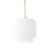 Lampa Wisząca Megumi 28 Cm Mosiężna Please Wait To Be Seated