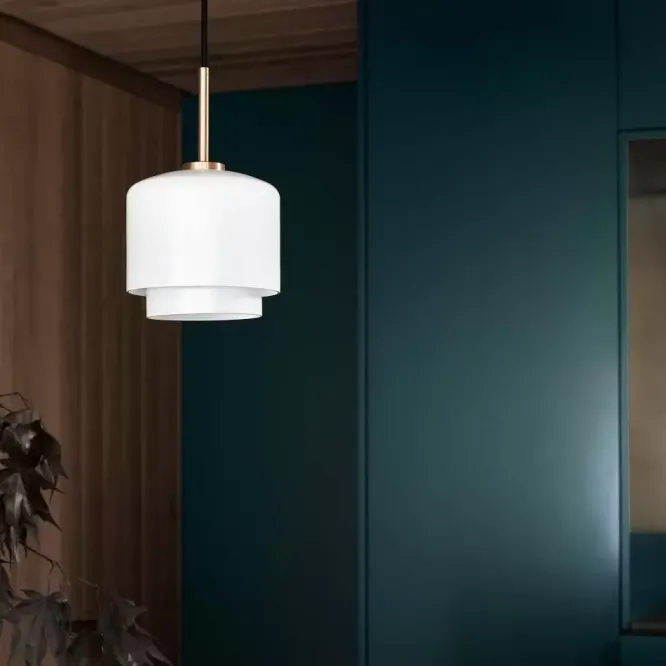Lampa Wisząca Megumi 28 Cm Mosiężna Please Wait To Be Seated