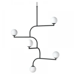 Lampa Wisząca Mobil 100 Czarna Pholc