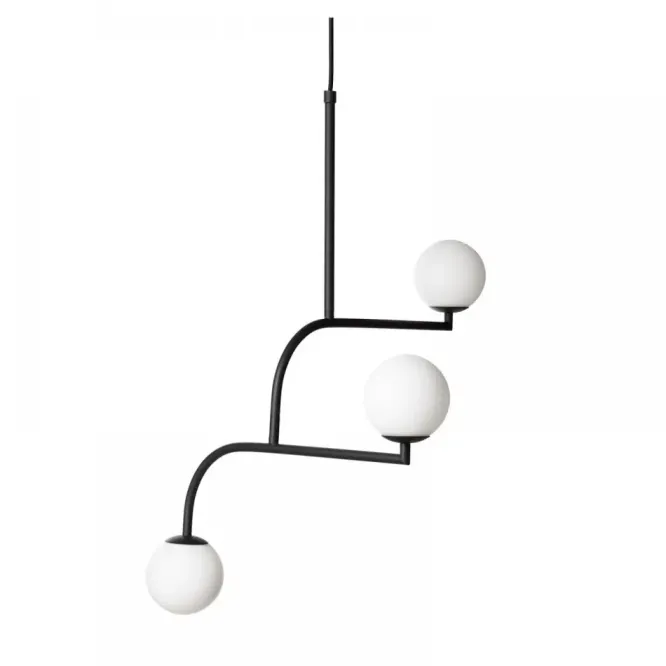 Lampa Wisząca Mobil 70 Czarna Pholc
