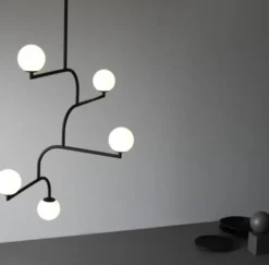 Lampa Wisząca Mobil 100 Mosiężna Pholc