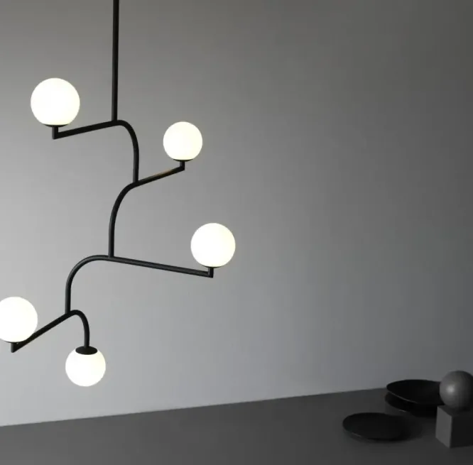 Lampa Wisząca Mobil 100 Mosiężna Pholc