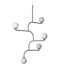 Lampa Wisząca Mobil 100 Niklowana Pholc