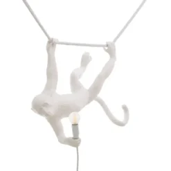 Lampa Wisząca Monkey Swing Biała Seletti