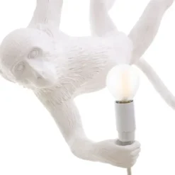 Lampa Wisząca Monkey Swing Biała Seletti