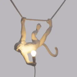 Lampa Wisząca Monkey Swing Biała Seletti