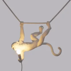 Lampa Wisząca Monkey Swing Biała Seletti