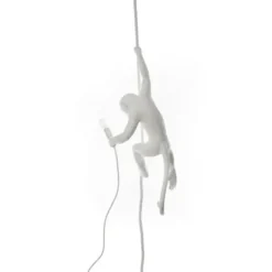 Lampa Wisząca Monkey Z Liną Biała Seletti