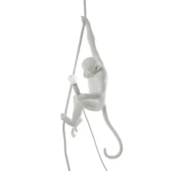 Lampa Wisząca Monkey Z Liną Biała Seletti