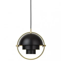Lampa Wisząca Multi-Lite 22,5 Cm Black Semi Matt Gubi