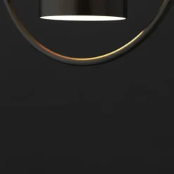 Lampa Wisząca Multi-Lite 22,5 Cm Black Semi Matt Gubi